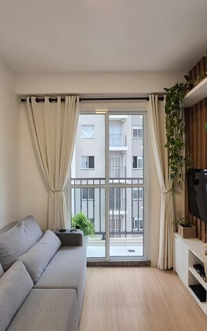 Apartamento à venda com 44m², 2 quartos e 1 vagaSala