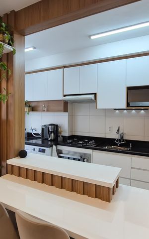 Apartamento à venda com 44m², 2 quartos e 1 vagaCozinha e Área de Serviço