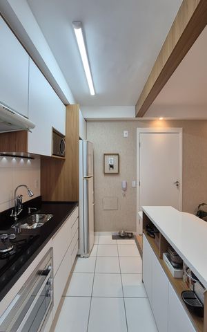 Apartamento à venda com 44m², 2 quartos e 1 vagaCozinha e Área de Serviço