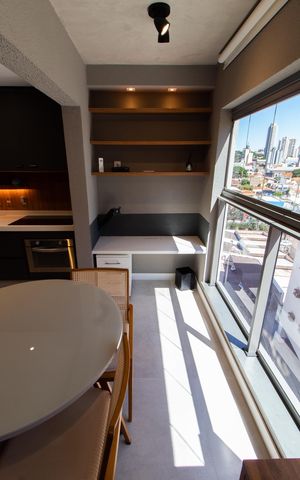 Apartamento à venda com 40m², 1 quarto e 1 vaga Apartamento à venda com 40m², 1 quarto e 1 vagaSala