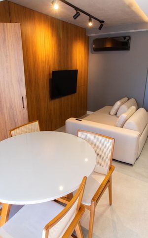 Apartamento à venda com 40m², 1 quarto e 1 vaga Apartamento à venda com 40m², 1 quarto e 1 vagaSala