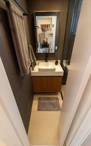 Apartamento à venda com 40m², 1 quarto e 1 vaga Apartamento à venda com 40m², 1 quarto e 1 vagaBanheiro da Suíte
