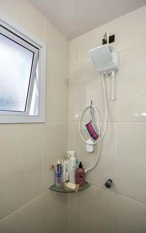 Apartamento à venda com 110m², 3 quartos e 2 vagasChuveiro da Suíte