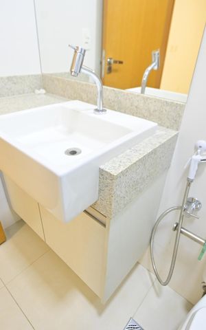 Apartamento para alugar com 215m², 4 quartos e 3 vagas Apartamento para alugar com 215m², 4 quartos e 3 vagasBanheiro da Suíte 1
