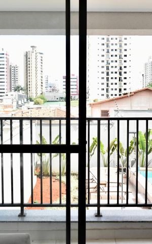Apartamento à venda com 26m², 1 quarto e sem vaga Apartamento à venda com 26m², 1 quarto e sem vagaSacada