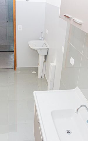 Studio à venda com 29m², 1 quarto e sem vaga Studio à venda com 29m², 1 quarto e sem vagaCozinha e Área de Serviço