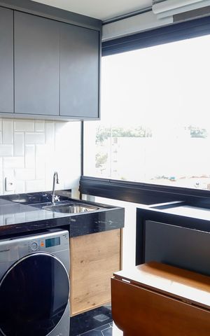 Studio à venda com 37m², 1 quarto e 1 vaga Studio à venda com 37m², 1 quarto e 1 vagaLavanderia