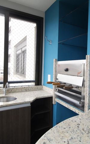 Apartamento à venda com 105m², 3 quartos e 2 vagasChurrasqueira