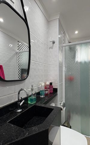 Apartamento à venda com 72m², 3 quartos e 1 vaga Apartamento à venda com 72m², 3 quartos e 1 vagaBanheiro