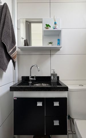 Apartamento à venda com 72m², 3 quartos e 1 vaga Apartamento à venda com 72m², 3 quartos e 1 vagaBanheiro de serviço