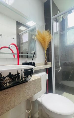 Apartamento para alugar com 44m², 2 quartos e 1 vaga Apartamento para alugar com 44m², 2 quartos e 1 vagaBanheiro
