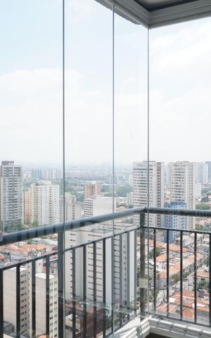 Apartamento à venda com 40m², 1 quarto e 1 vagaSacada da Sala/Cozinha