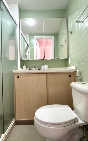 Apartamento para alugar com 38m², 1 quarto e 1 vaga Apartamento para alugar com 38m², 1 quarto e 1 vagaBanheiro da Suíte