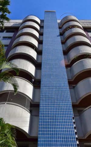 Apartamento para alugar com 120m², 3 quartos e 2 vagasFachada