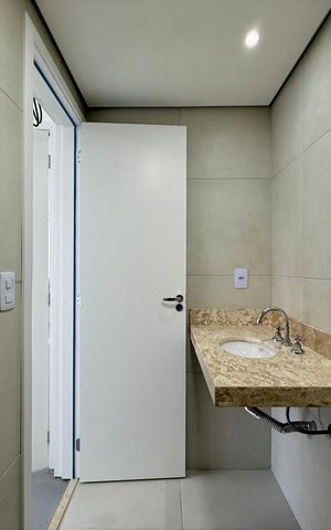 Apartamento à venda com 43m², 1 quarto e sem vaga Apartamento à venda com 43m², 1 quarto e sem vagaBanheiro Suíte