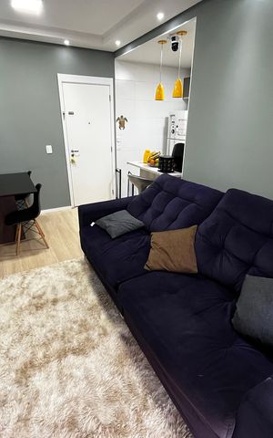 Apartamento à venda com 57m², 2 quartos e 1 vagaSala