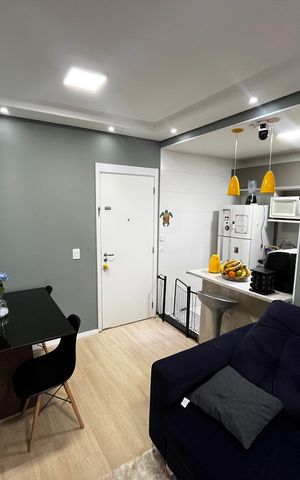Apartamento à venda com 57m², 2 quartos e 1 vagaSala