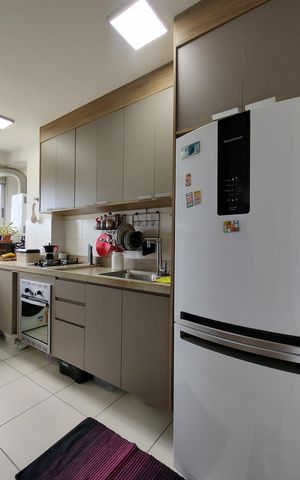 Apartamento para alugar com 50m², 2 quartos e 1 vagaBanheiro Social