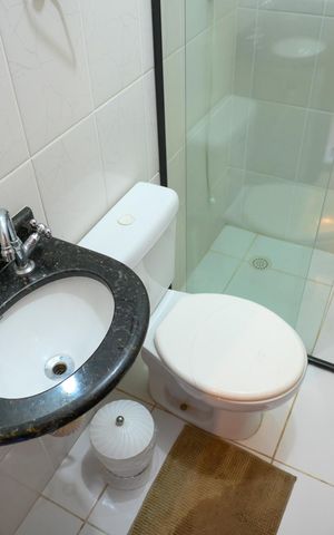 Casa à venda com 125m², 2 quartos e 2 vagasBanheiro de Serviço