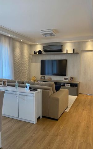 Apartamento à venda com 127m², 3 quartos e 3 vagas Apartamento à venda com 127m², 3 quartos e 3 vagasSala