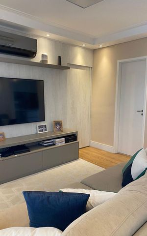 Apartamento à venda com 127m², 3 quartos e 3 vagas Apartamento à venda com 127m², 3 quartos e 3 vagasSala