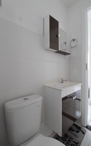Apartamento para alugar com 46m², 2 quartos e 1 vagaBanheiro Social