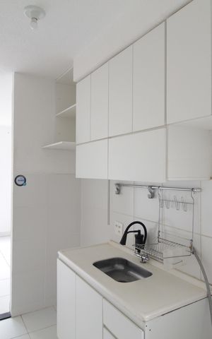 Apartamento para alugar com 46m², 2 quartos e 1 vagaCozinha e Área de Serviço