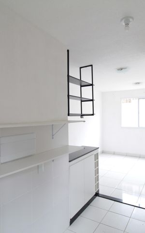 Apartamento para alugar com 46m², 2 quartos e 1 vagaCozinha e Área de Serviço