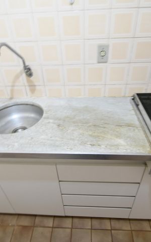 Studio à venda com 38m², 1 quarto e sem vagaCozinha