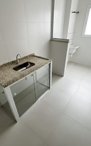 Studio para alugar com 32m², 1 quarto e sem vaga Studio para alugar com 32m², 1 quarto e sem vagaSala/Cozinha