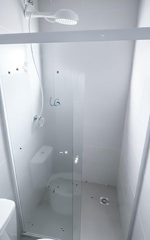 Studio para alugar com 32m², 1 quarto e sem vaga Studio para alugar com 32m², 1 quarto e sem vagaBanheiro