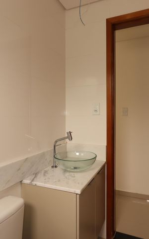 Apartamento à venda com 62m², 3 quartos e 2 vagasBanheiro Social