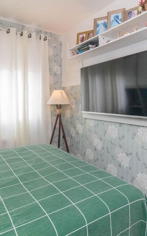 Apartamento à venda com 57m², 2 quartos e 1 vagaQuarto 2