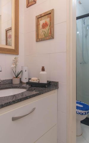 Apartamento à venda com 57m², 2 quartos e 1 vagaBanheiro