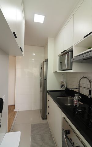 Apartamento à venda com 43m², 2 quartos e sem vagaCozinha e Área de Serviço