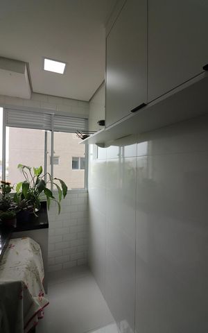 Apartamento à venda com 43m², 2 quartos e sem vagaCozinha e Área de Serviço