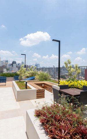 Apartamento à venda com 26m², 1 quarto e 1 vaga Apartamento à venda com 26m², 1 quarto e 1 vagaÁrea comum - Churrasqueira