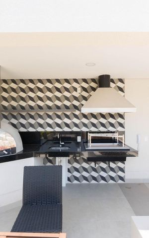 Apartamento à venda com 26m², 1 quarto e 1 vaga Apartamento à venda com 26m², 1 quarto e 1 vagaÁrea comum - Churrasqueira