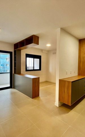 Apartamento à venda com 46m², 1 quarto e 1 vaga Apartamento à venda com 46m², 1 quarto e 1 vagaSala