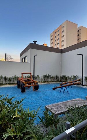 Apartamento à venda com 46m², 1 quarto e 1 vaga Apartamento à venda com 46m², 1 quarto e 1 vagaÁrea comum - Playground