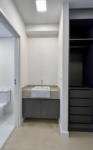 Apartamento à venda com 46m², 1 quarto e 1 vaga Apartamento à venda com 46m², 1 quarto e 1 vagaBanheiro