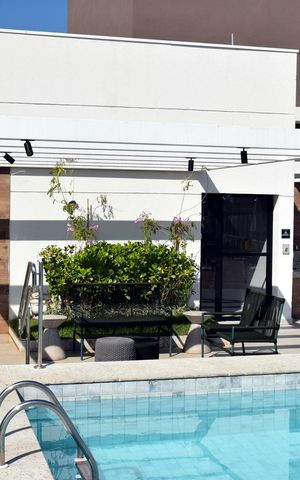 Studio para alugar com 25m², 1 quarto e sem vagaPiscina