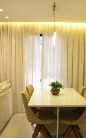 Apartamento à venda com 79m², 2 quartos e 1 vagaSala e Cozinha integrada 