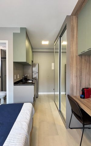 Studio à venda com 20m², 1 quarto e sem vaga Studio à venda com 20m², 1 quarto e sem vagaStudio