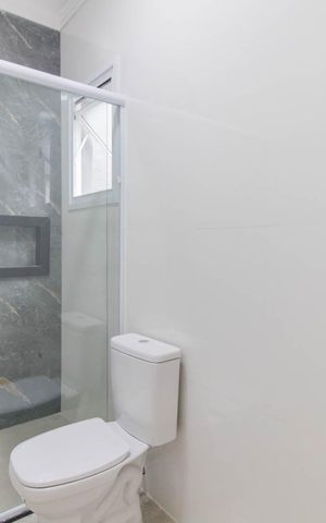 Casa de condomínio à venda com 89m², 3 quartos e 2 vagasBanheiro da Suíte