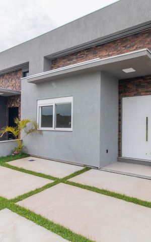Casa de condomínio à venda com 89m², 3 quartos e 2 vagasFachada