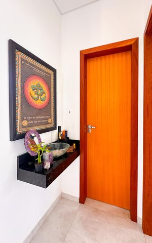 Casa de condomínio para alugar com 186m², 4 quartos e 2 vagasLavabo