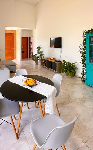 Casa de condomínio para alugar com 186m², 4 quartos e 2 vagasSala de Jantar