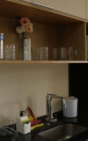Studio à venda com 26m², 1 quarto e sem vagaCozinha