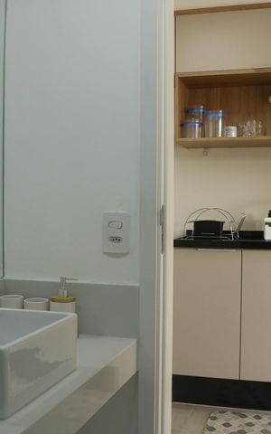 Studio à venda com 26m², 1 quarto e sem vagaBanheiro